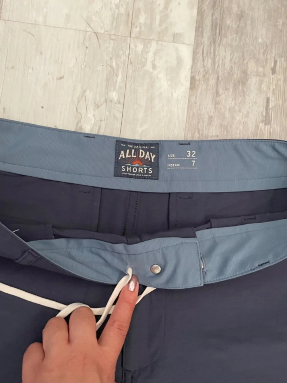 Faherty Brand All Day 4-Way Stretch Shorts in Dark Blue Nights 7